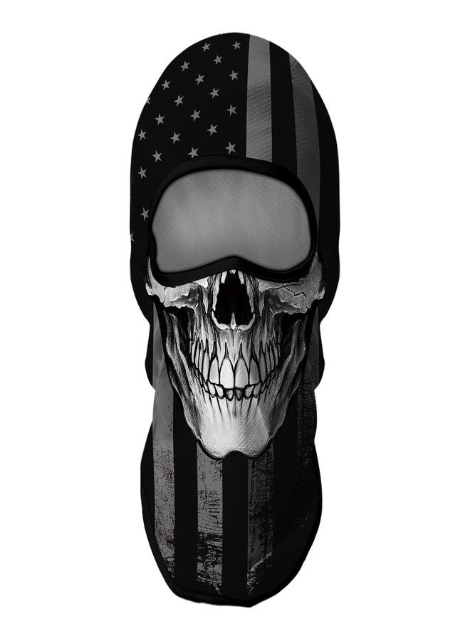 M-YOUNG Skull Face Mask, Balaclava, Neck Gaiter, UV Sun Protection,Motorcycle Ski Scarf Fishing for Men (SI) - Image 1